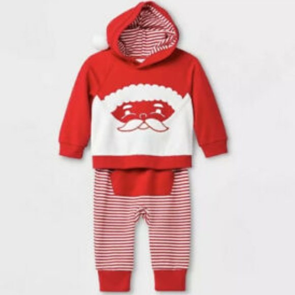Cat Jack Red Santa Outfit Set 